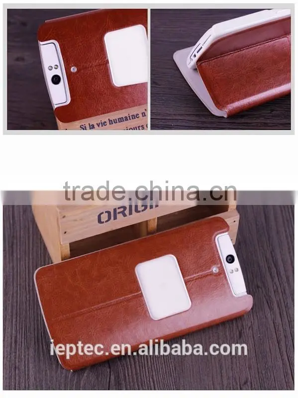 MOFi New Arrival PU Leather Flip Cell Phone Cover Case for OPPO N1, OPPO n-lens, N1T