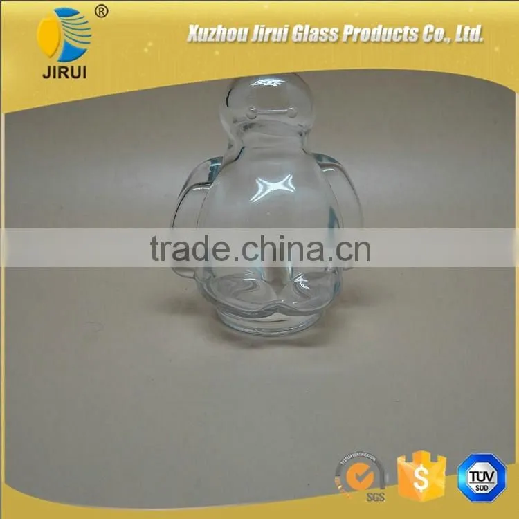140ml Big Hero Shape Clear Glass Candy Jar