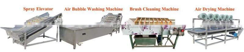 Date palm washing machine fruits and vegetables washing machine zone bubble washing machine