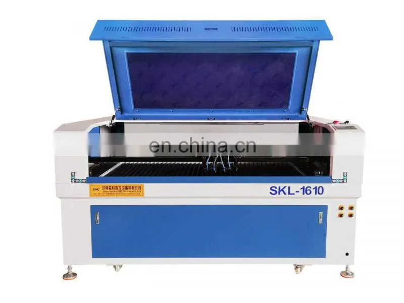 1610 double heads 3d co2 laser cutting and engraving machine for acrylic wood planks light planks candlenut wood bamboo ware