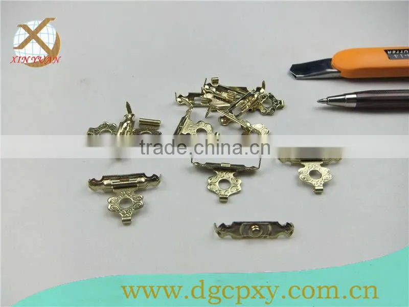 golden wooden jewelry box lock