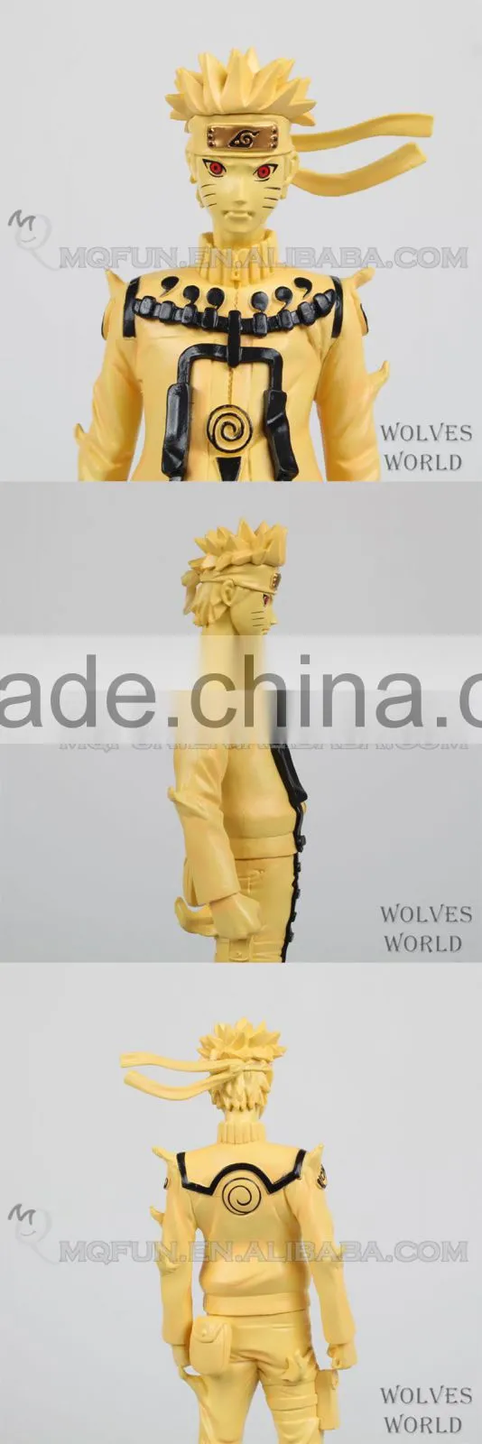 MINI QUTE 25 cm naruto nine-tailed fox model Japanese anime action figures dolls brinquedos boys NO.MQ 098