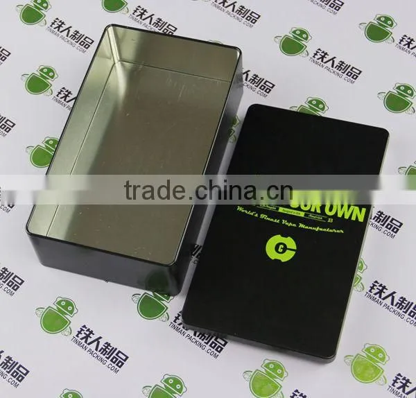 Square metal box packaging cigarette pack tin box