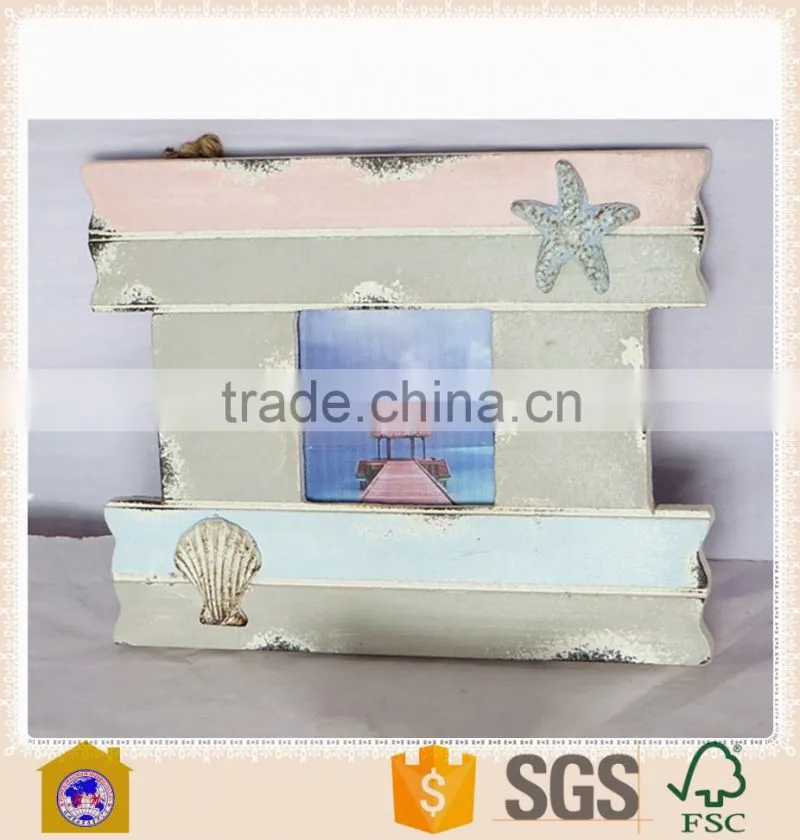 cheap vintage shabby chic wooden picture photo frame wholesale for home decor. HW15A00636