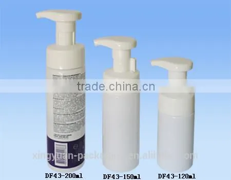 Guangzhou plastic cosmetic foam pump bottle