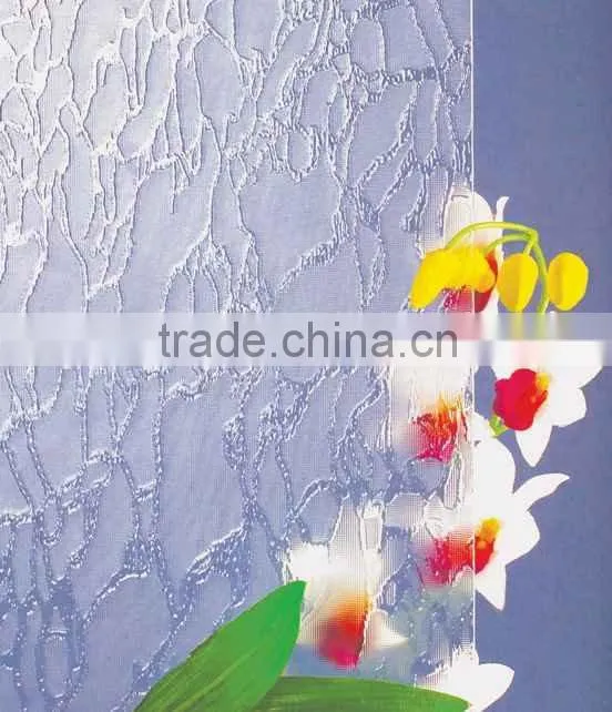 3mm 4mm 5mm obscure glass /Clear Nashiji Pattern Figured Glass Manufactory
