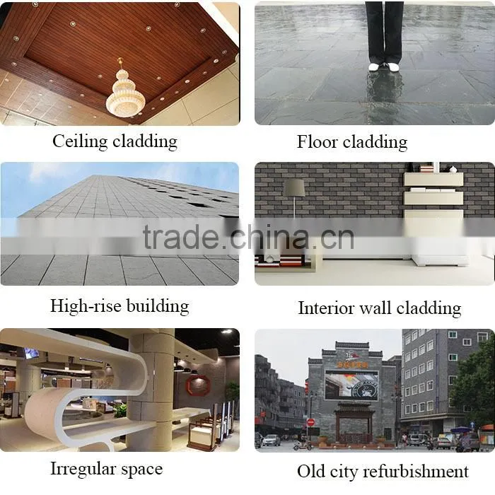 fashion and beautiful flexible waterproof antiskid waterproof breathability durability croco facade wall tile