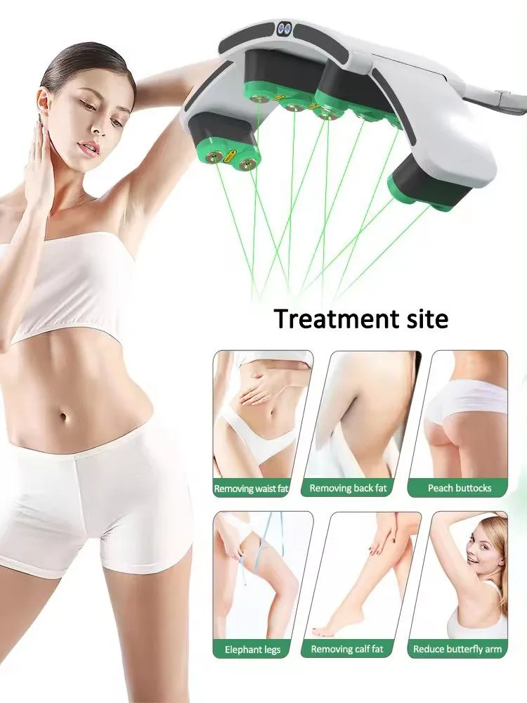 Top Sales 532nm Green Light 635 Red Light Therapy Laser Machine10d Maxlipo Master System Lipolaser for Body Shape Slimming
