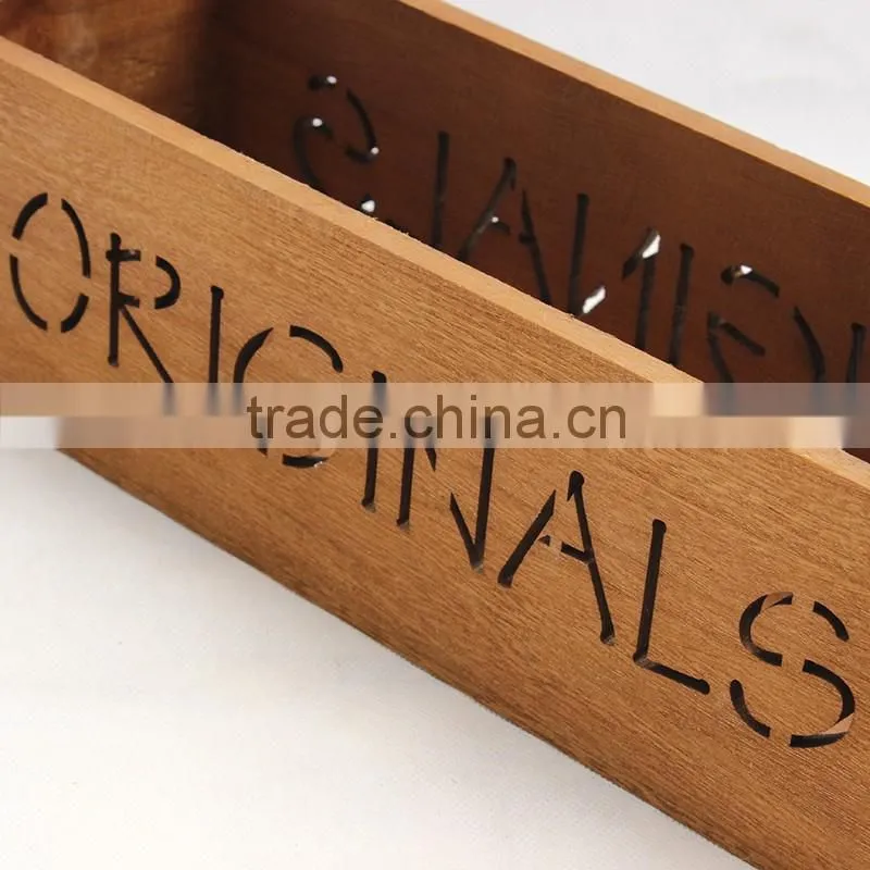 Retro Unfinished Wooden Box
