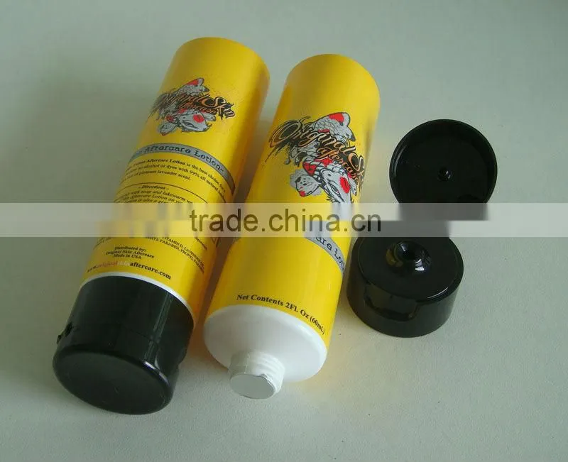 plastic clear packaging,pe soft tube,silkscreen printing packaging tubes