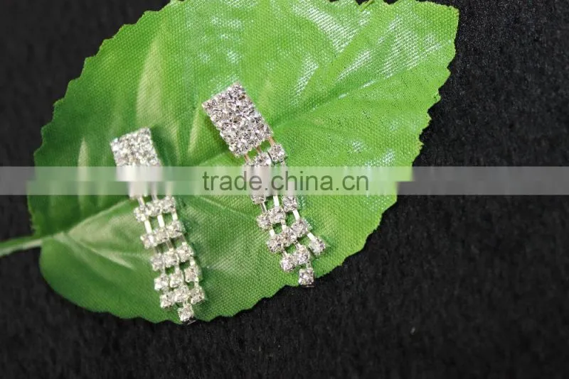 Tassel Glass Crystal Wedding Jewelry Sets for Bridal Beautiful Jewelry Set Wholesale