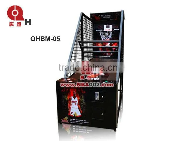 QH coin operated shooting hoops basketball arcade machine