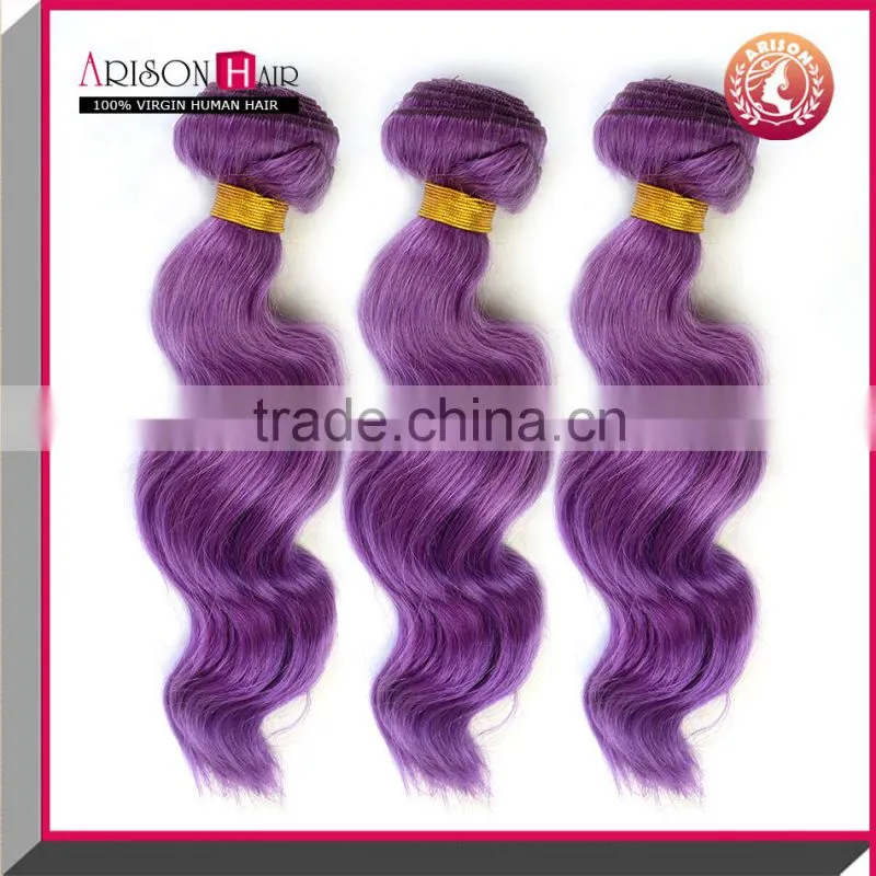 Tangle free natural black body wave 100% unprocessed brizilian virgin hair bundles