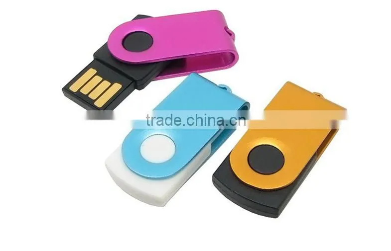 metal mini swivel usb flash drive 1gb shenzhen factory directly accept paypal
