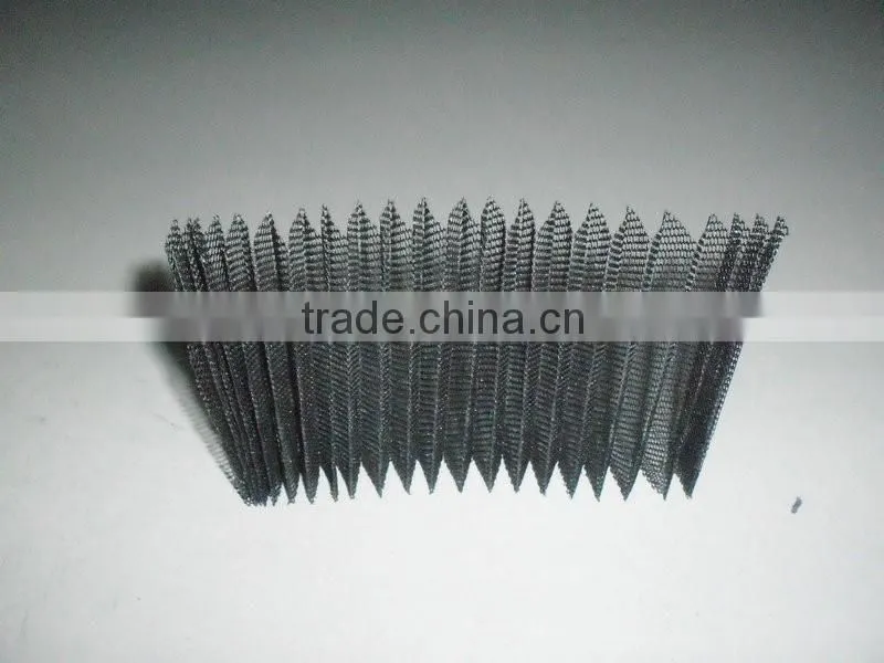 grey color folded fiberglass insect window screen