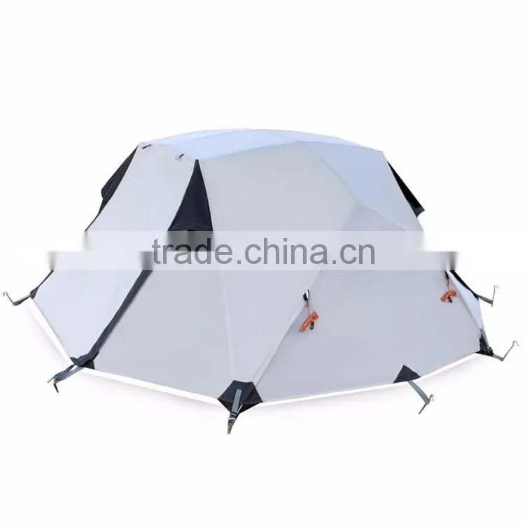 New Product Double Pole Outdoor Camping Tent Space Spring Up Sunshade Tent