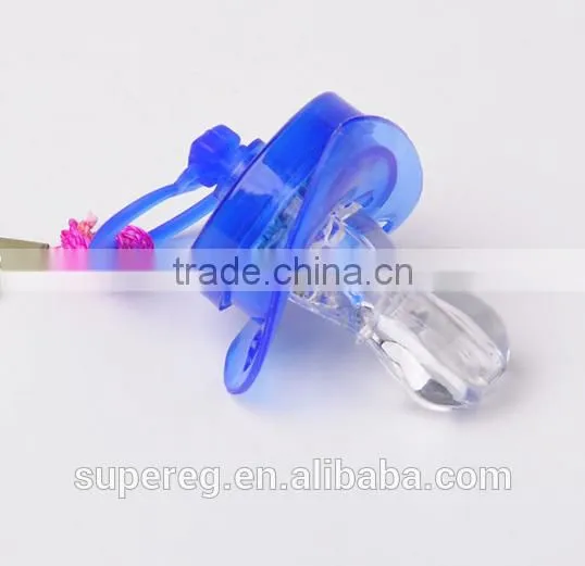 LED Flashing Pacifier Whistle Party Supplies Fun Toy Survival Tool Flash Glow Sticks Bar-up voice toy
