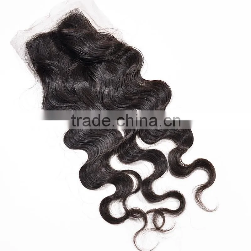 2014 The Most Popular Best Quality Silk Base Indian Remy Hair Weave Closures