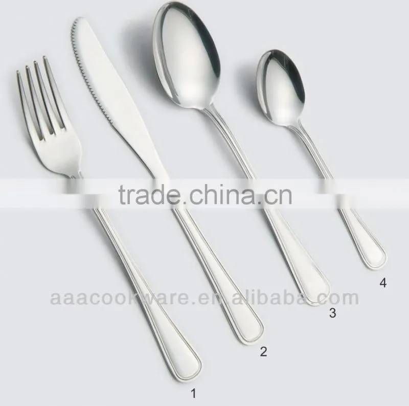 2015 New Products Guangdong Quality 18/8 Stainless Steel Flatware 24pcs Set Available For Wholesale