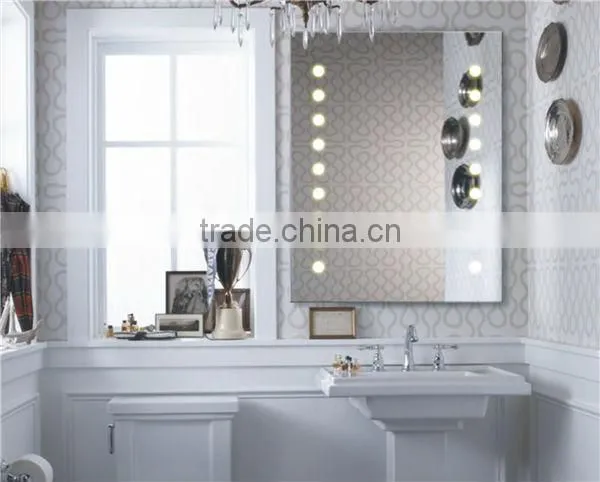 modern pratcial plain home decoration bathroom vanity LED mirror
