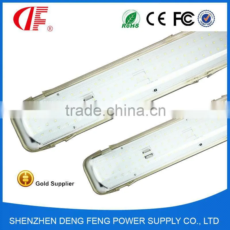 2ft 10W IP65 LED Tri-proof Emergency light, emergency tri-proof light with CE RoHS, FCC approved 3 Years Warrant