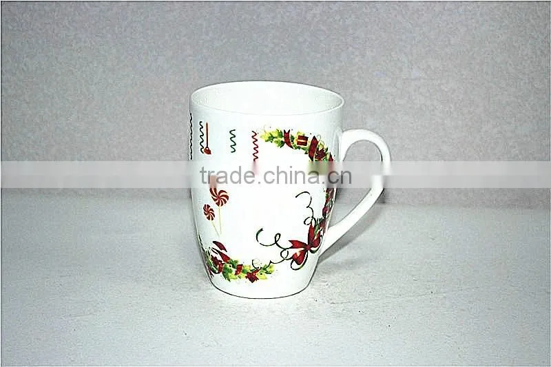 Professionally customize decal and printing ceramic shoe shaped mug