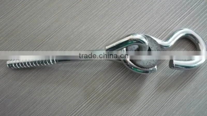 Metal Zinc Palted Swing Hook With Bolt