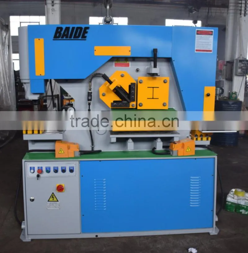 Q35Y-16 hydraulic ironworker for channel steel shearing and I steel cutting
