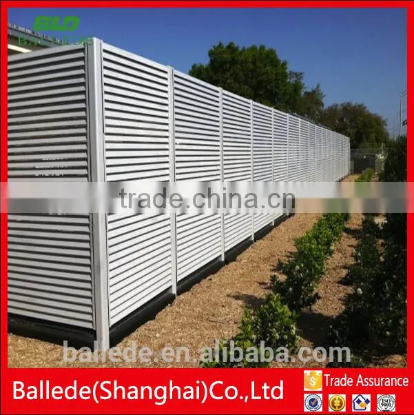 low cost commercial louver fence