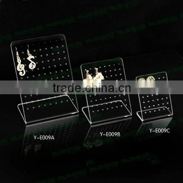top quality countertop acrylic jewelry display cabinet earring display necklace display stand