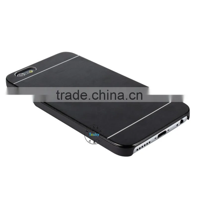 hybrid pc+metal cover case for iphone6, cover case for iphone6
