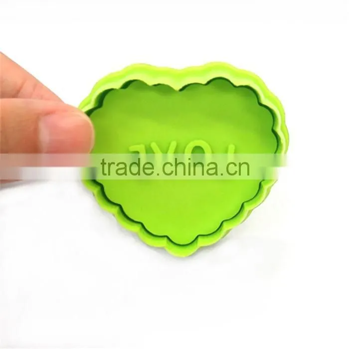 plastic 3d Cake Decoration mold cookie cutter