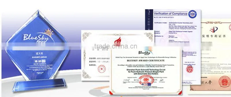 China Low Cost PUXIN Soft Dome Biogas Digester for Sewage Plant