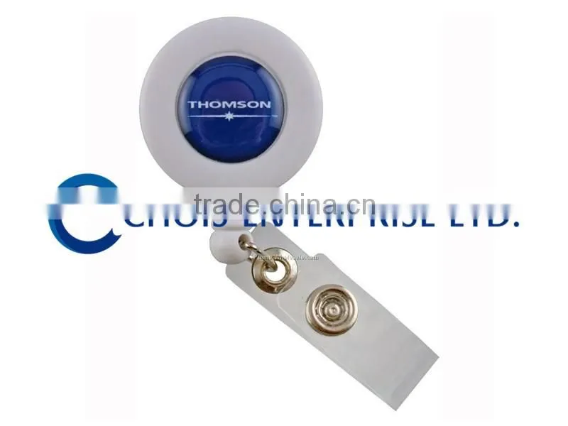 Custom Yoyo Badge Reel/ID Card Holder Round Badge Reels Retractor
