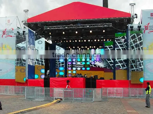 LAMP high resolution full color led screen board for stage
