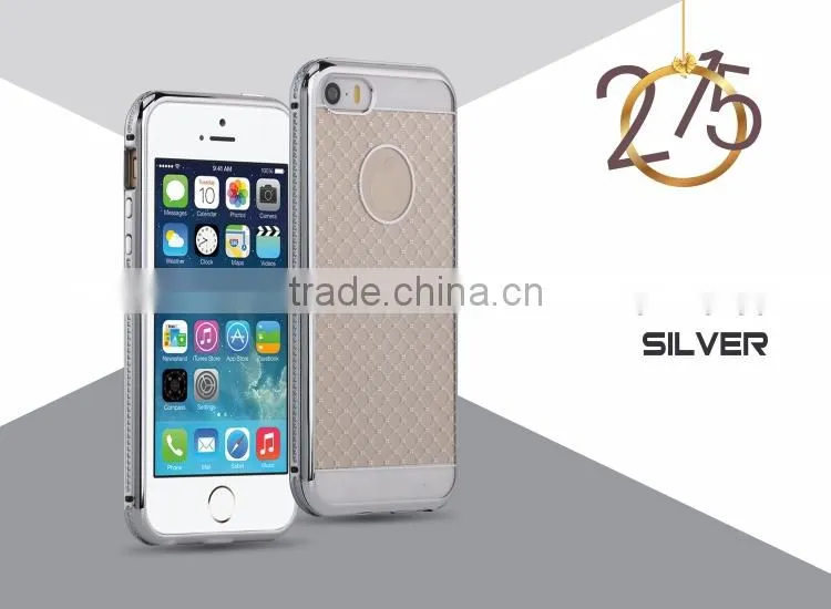 Factory Price Metal Frame Cell Phone Case With Pc Cover