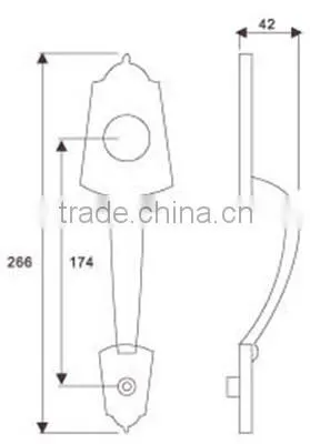 Zinc alloy / High quality / door lock manufacturers