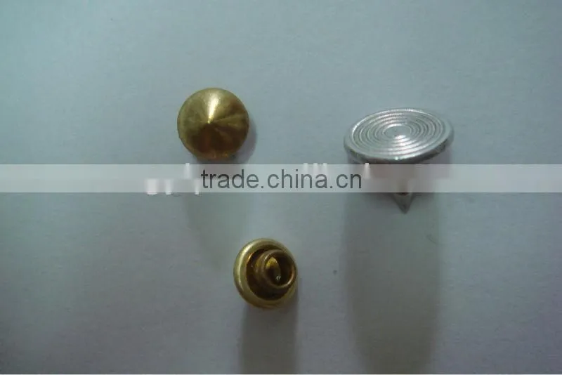 6mm metal plating rivet for bags