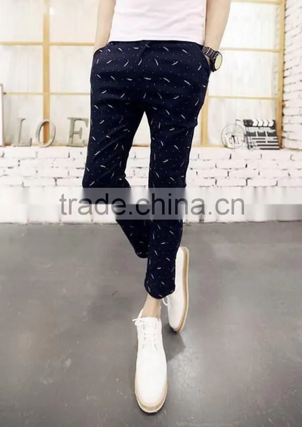 Fashionable stylish men's casual trousers 2015