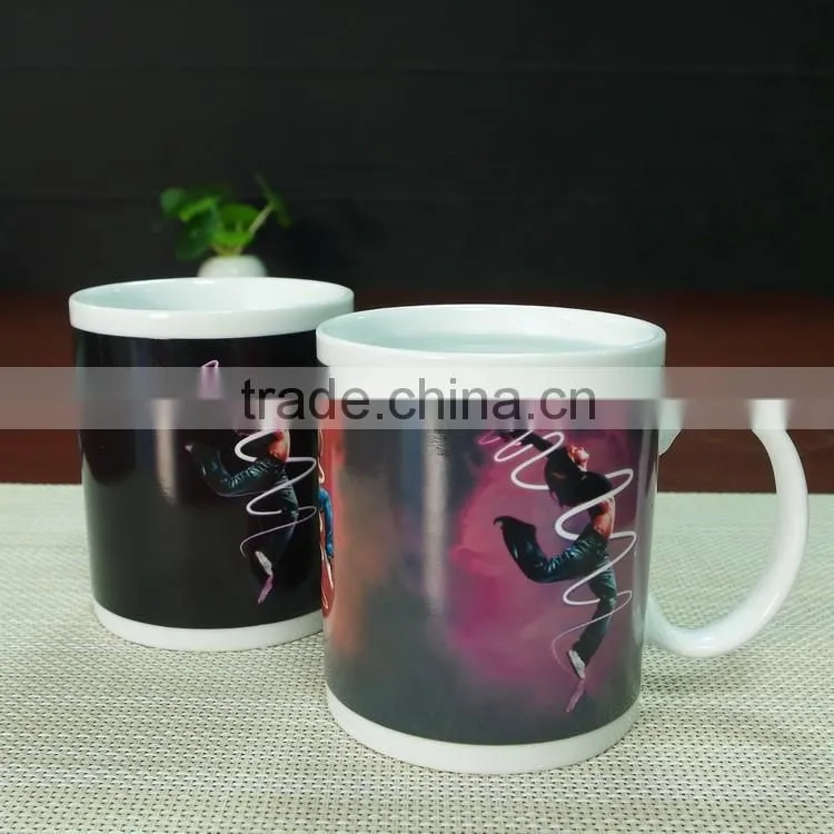 Best selling gift items change color mug OEM accepted