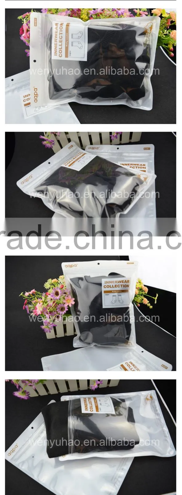 cheap clear garment bags for dresses or others , one side clear bag for clothes