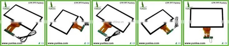 Yunlea 10 touch points 23.6 inch multi touch screen overlay