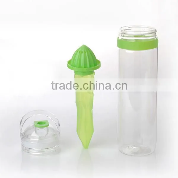 2015 upgraded FDA certified 680ml/22oz TRITAN water bottle with ice stick