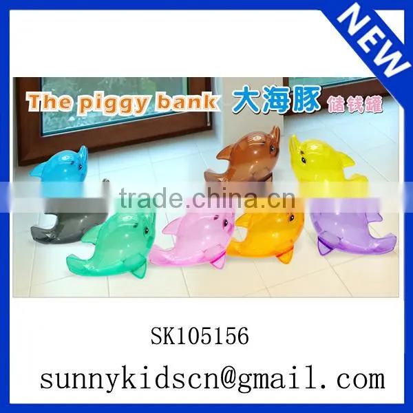 Plastic piggy bank for sale custom money box