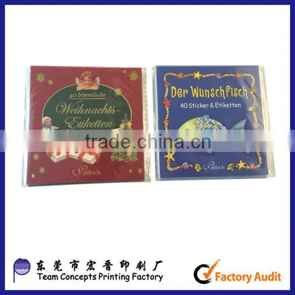 Hot selling custom sticker activity book for kids