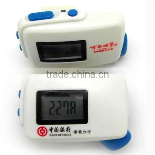 digital pulse heart rate pedometer/Digital led pedometer
