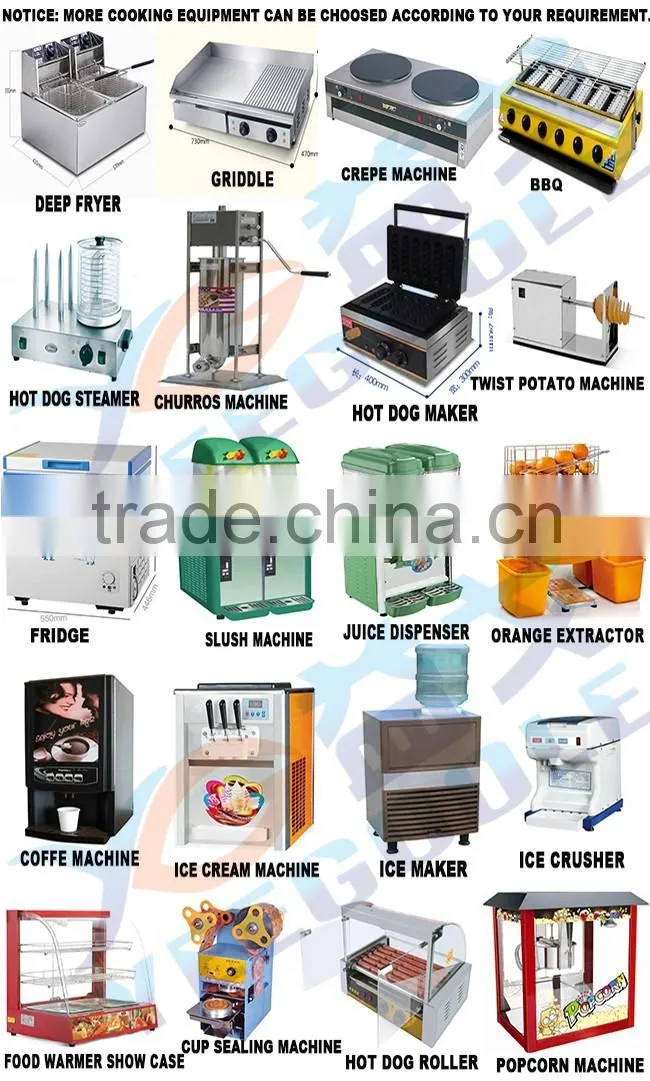 food cart for sale /mobile food cart CE