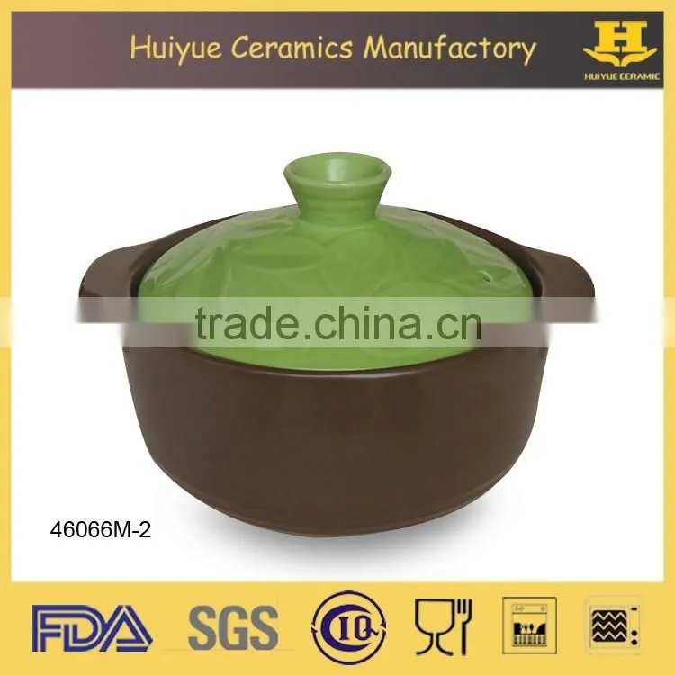 Multi functional ceramic clay cooking pot ceramic clay soup pot ceramic clay hot pot