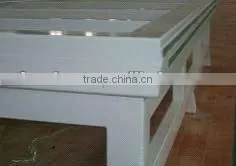 cheap cnc advertising router/2.2kw spindles/Stepper motors /Ncstudio control system/square rail /T-slot table with PVC/Cast part