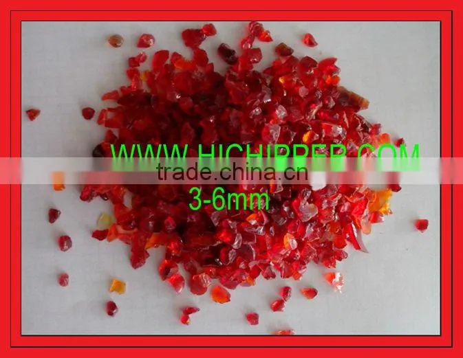 Glow in Dark Glass Chips for Decoration